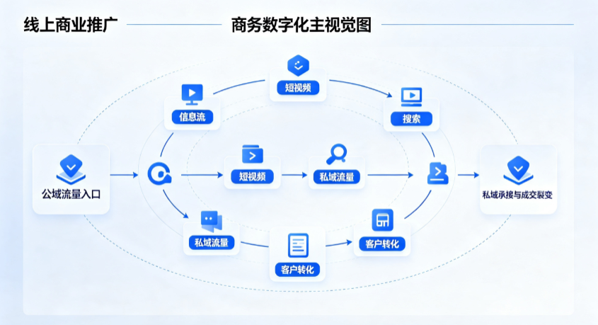 盐源县线上商业推广怎么做？全域流量闭环搭建与低成本转化实战指南